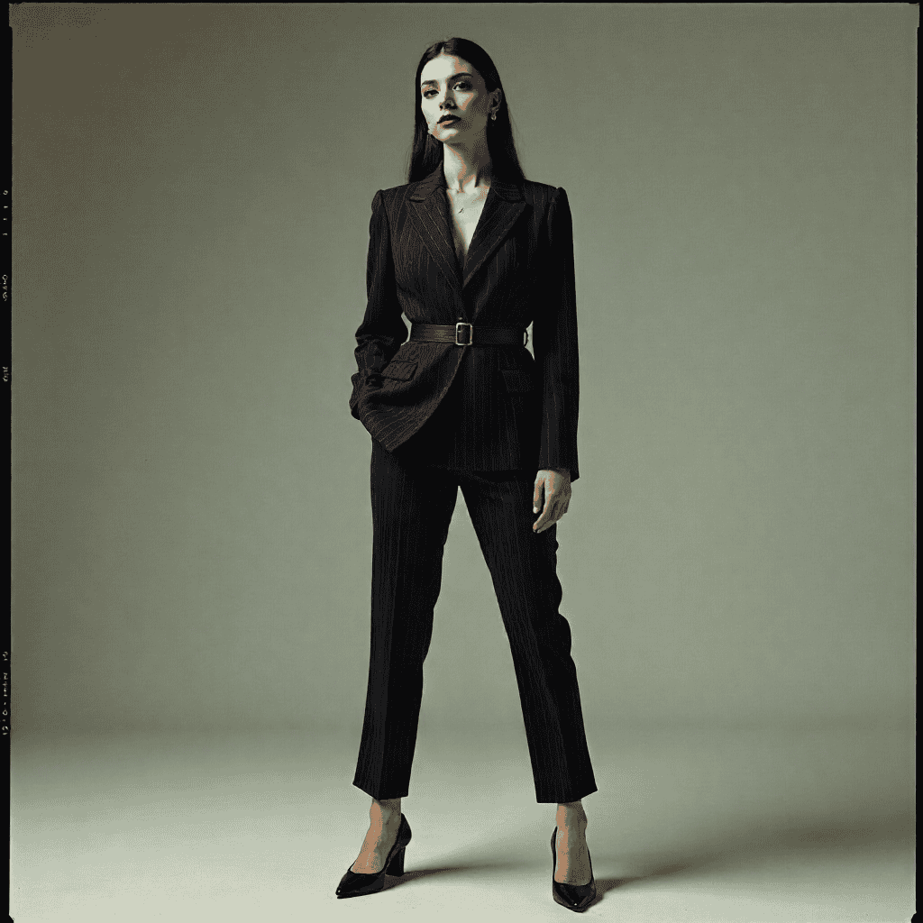 Woman in elegant business attire